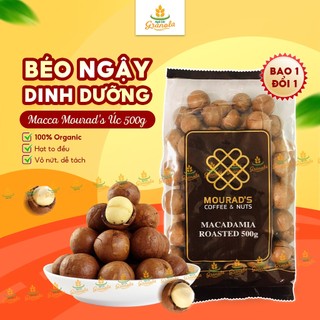 [Ngon Loại 1] Mắc Ca Úc Macca Mourad's Sấy Khô Nứt Vỏ Hạt Chắc Béo Giòn Bao Không Hôi Dầu Gói 500g (Hạt Ngon)