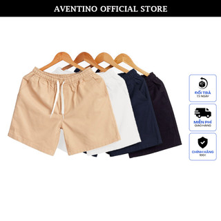 Quần Kaki Nam Ngắn Thời Trang Lưng Thun Cao Cấp AVENTINO H18