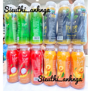 Lốc 6 Chai TH True Tea Trà Xanh Vị chanh - Ô Long - Trà Đào - Trà Vải - 350ml