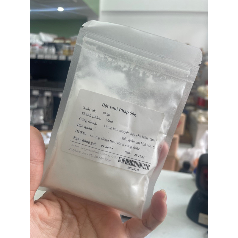 Bột Vani Pháp 50g