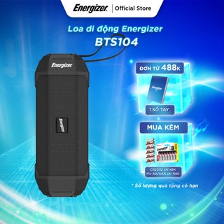 Loa Bluetooth di động Energizer BTS104 - công suất 10W, tích hợp sạc dự phòng - Hàng Chính Hãng, Bảo Hành 2 Năm 1 Đổi 1