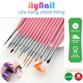 combo 2 Bộ 15 cọ nail full Bộ môn nail