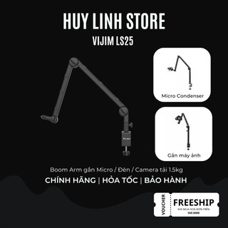 Vijim ls25 tay arm kẹp bàn boom arm gắn đèn, micro, máy ảnh với khả năng tải 1.5 kg
