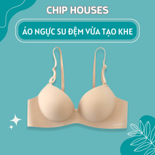 Áo Ngực Su Nâng Ngực Độn Bài Tay 2 Dây Cài Sau Không Lộ Viền Định Hình Vòng Một AN A26