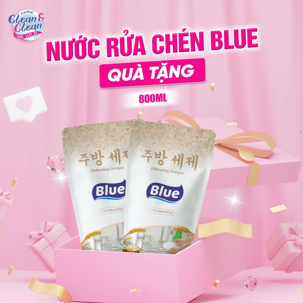 Nước Rửa Chén Hàn Quốc Tinh Chất Gạo 800g - An Toàn Cho Da Tay