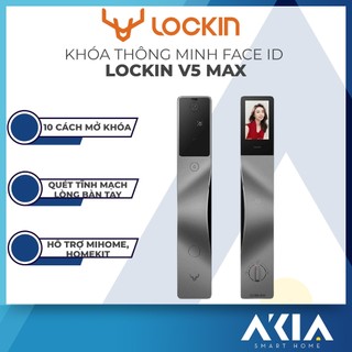 Khóa thông minh nhận diện khuôn mặt Lockin V5 Max, 10 cách mở khóa, kết nối Mihome, Homekit