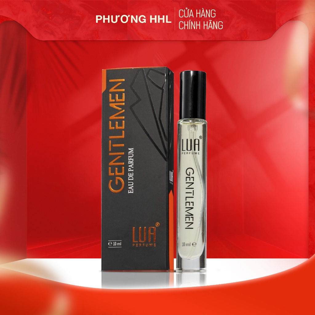 Nước Hoa Nam Mini Chính Hãng Gentlemen 10ml Hương Thơm Mạnh Mẽ, Phóng Khoáng - LUA Perfume