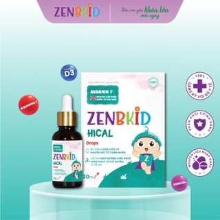 Zenbkid Hical BỔ SUNG CANXI và D3 cho trẻ