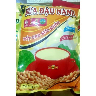 SỮA ĐẬU NÀNH THƠM NGON, BỔ DƯỠNG ( Túi 10 gói x 25g)