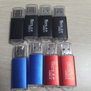 Đầu đọc thẻ nhớ vỏ nhôm( loại tốt đầu đơn chỉ câm được thẻ nhỏ micro) màu ngẫu nhiên