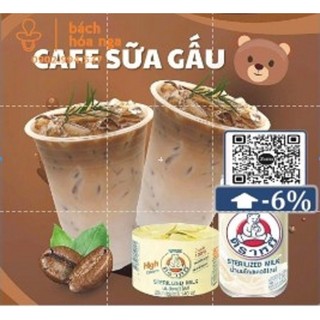 Sữa gấu thái lan - nestle bear brand - 140ml lốc 12 lon