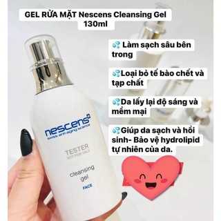 Gel rửa mặt Nescens Cleansing gel - face 130ml