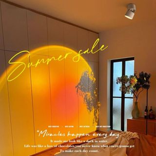 Đèn hoàng hôn, đèn rọi chiếu tranh decor xoay 350 độ gắn trần gắn tường