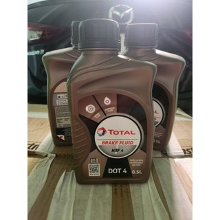 Dầu phanh thắng dot 4 total hbf 4 0.5l lít singapore ( nhớt thắng dot4 500ml