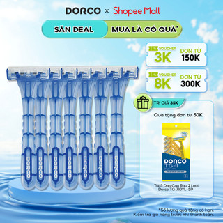 Gói 10 Dao Dạo Râu 3 Lưỡi DORCO TOUCH 3