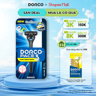Bộ Dao Cạo Râu 3 Lưỡi DORCO PACE 3 TRA4001-B