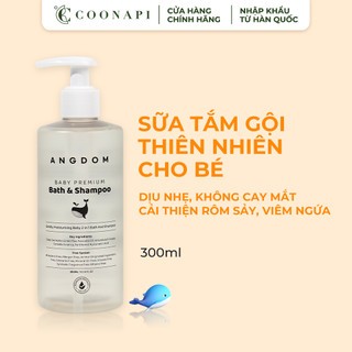 Sữa Tắm Gội Thiên Nhiên Cho Bé Dịu Nhẹ Và Dưỡng Ẩm ANGDOM Baby Premium Bath & Shampoo 300ml
