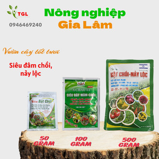 Phân bón, phân bón lá siêu bật chồi, đâm chồi nảy lộc, chồi mập, khỏe - 50g/100g/500g - á châu - nông nghiệp gia lâm