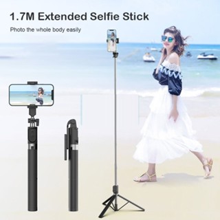 Gậy chụp ảnh Selfie điện thoại 3 chân 1m7 đa năng có remote bluetooth quay video, gậy live stream chống rung, xếp gọn