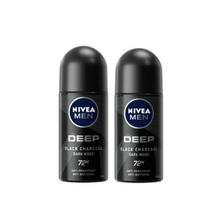 Combo 2 chai lăn khử mùi nivea men deep đen than hoạt tính 50ml-thái lan