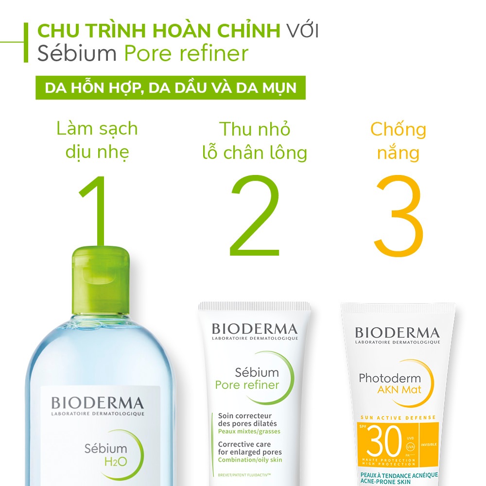 Kem se nhỏ lỗ chân lông Bioderma Sebium Pore Refiner - 30ml | BigBuy360 - bigbuy360.vn