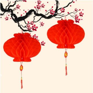 Lồng đèn trang trí các loại giá rẻ - lồng đèn tổ ong, lồng đèn giấy lụa nhiều màu sắc trang trí lễ tết, đám cưới, ...