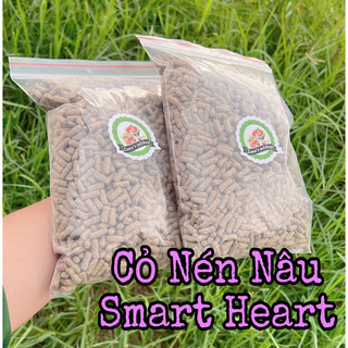 Cỏ nén nâu . Cỏ nén smart heart cho thỏ/bọ ú. Thức ăn cho thỏ, bọ, sóc bắc mỹ...
