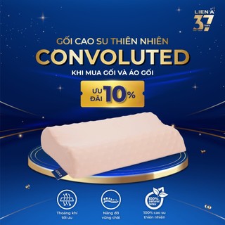 Gối cao su thiên nhiên Convoluted LIÊN Á - Hỗ trợ cổ vai gáy - Massage vùng đầu cổ - Chống ngủ ngáy