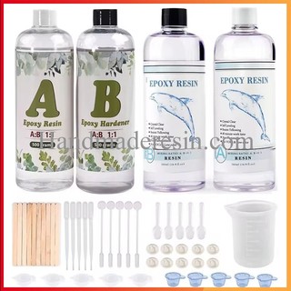 Keo Resin AB 1:1 Loại Cứng Khô Nhanh 100g (Khô Bề Mặt Sau 30 phút)