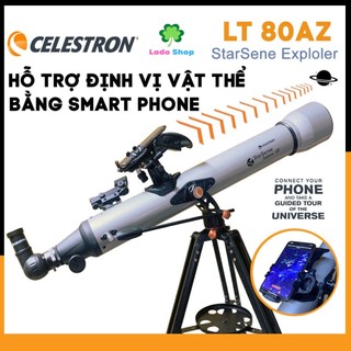 Kính thiên văn khúc xạ Celestron StarSense Explorer LT 80AZ hỗ trợ định vị tìm vật thể cần quan sát - Lado Shop