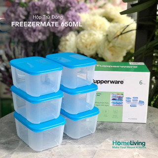 TUPPERWAREHOUSE MALL - Bộ Hộp Trữ Đông Freezermate 650ml (6 Hộp )