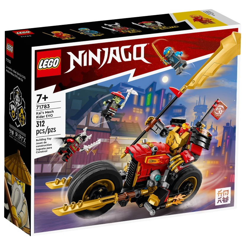 [HAPPY.BRICKS] LEGO NINJAGO 71783 - CHIẾN XE TIẾN HÓA CỦA KAI - KAI'S MECH RIDER EVO