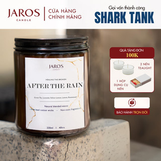 Nến thơm lành tính từ sáp tự nhiên hương vườn cỏ after the rain 100ml jaros candle