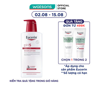 Sữa Tắm Cho Da Nhạy Cảm Eucerin pH5 400ml