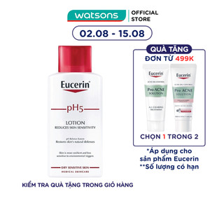 Sữa Dưỡng Thể Cho Da Nhạy Cảm Eucerin pH5 250ml