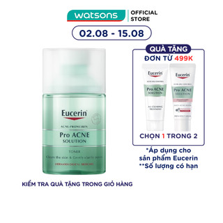 Nước Cân Bằng Eucerin Acne-Prone Skin Pro Acne Solution Toner 100ml