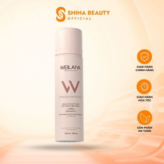 Dầu gội khô cấp tốc WEILAIYA, xịt gội đầu khô giúp tóc bồng bềnh suốt 8 tiếng không dầu không bết dính, dầu gội weilaiya