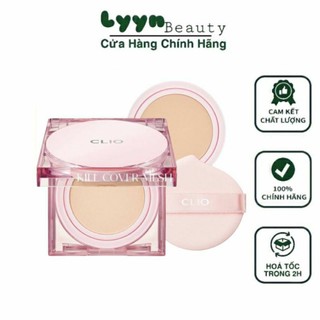 [Auth- Mẫu mới] Phấn nước căng bóng da Clio Kill Cover Glow Fitting/ Veganwear Cushion SPF50+ Pa++++