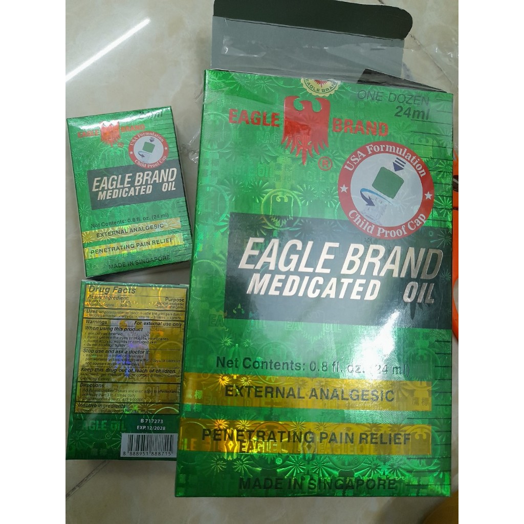 DẦU GIÓ XANH SINGAPORE 24ML (lốc 12c)