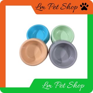 Bát ăn nhựa đơn cho chó mèo - Chén ăn cho thú cưng - LmPetshop