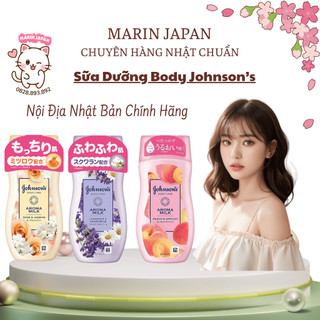Sữa Dưỡng Thể Johnson’s Body Care Aroma Mikl Peach & Apricot 200ml Nhật Bản Hương Đào Và Mơ Mộng Mơ