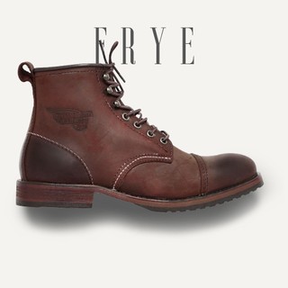 Giày boot nam cao cổ màu nâu REDWING FRYE, giày da thật cổ điển TONKIN