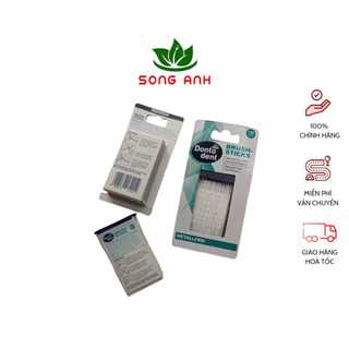 Dontodent tăm xỉa răng nha khoa 2 đầu Brush-Sticks hộp 150c, làm sạch nhẹ nhàng kẽ răng, hàng Đức