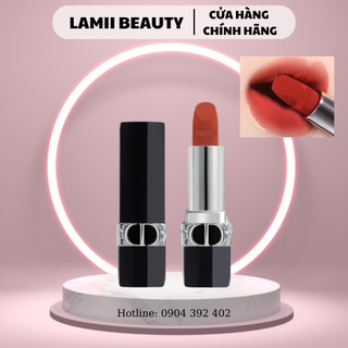 Son thỏi ROUGE DI.OR màu 840 Rayonnante Velvet /Son kem ROUGE DIOR ULTRA CARE LIQUID màu 635