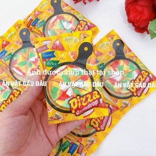 Kẹo Dẻo Pizza Gumdrop Hương Trái Cây , Kẹo Gummy Pizza Tuổi Thơ