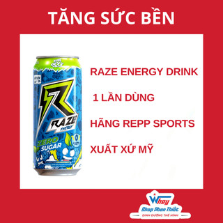 Raze energy drink - tăng sức bền - lon 473ml - wspt