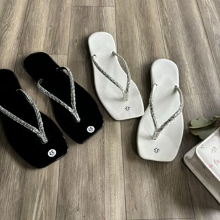 <XẢ KHO> Dép nữ, dép kẹp xỏ ngón nữ quai đính đá sang chảnh cho chị em.