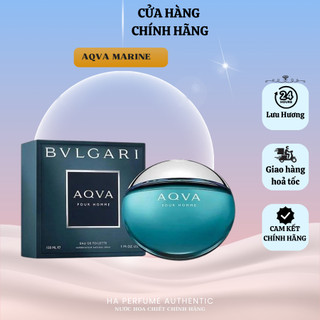  Nước hoa nam Bvlgari Aqva Pour Homme EDT 100ml - Hương thơm tươi mát, nam tính, mãnh mẽ lưu hương lâu