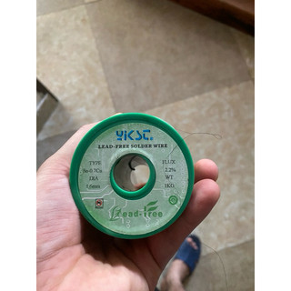 Cuộn 1kg Dây Thiếc Hàn không chì siêu tốt 1.6mm ,bóng,nhẹ lửa…