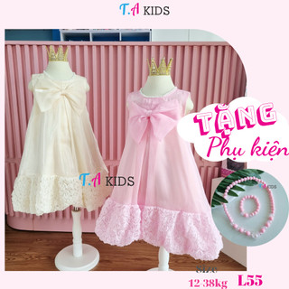 Váy nơ ngực chân váy xù 12-38Kg T.A Kids L55